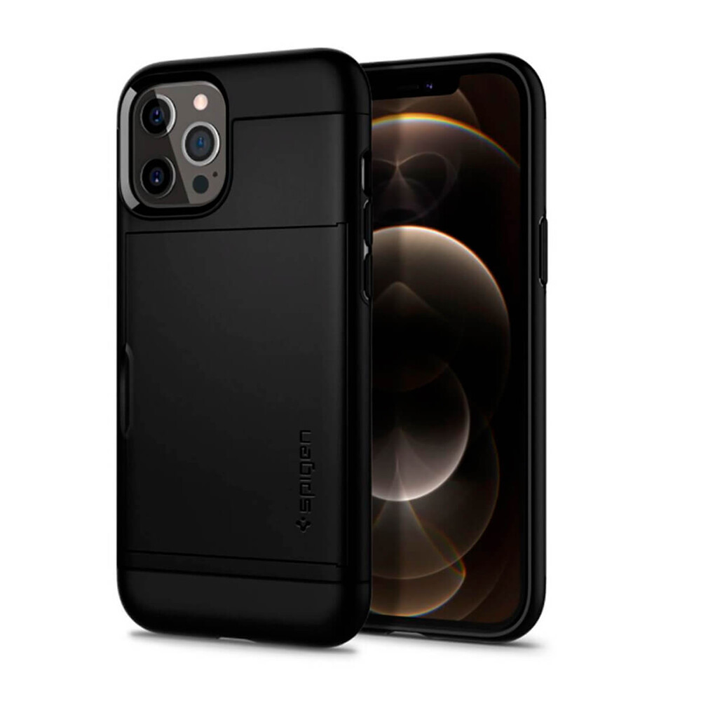 Чохол бампер Spigen Slim Armor CS for iPhone 12 Pro Max - Black