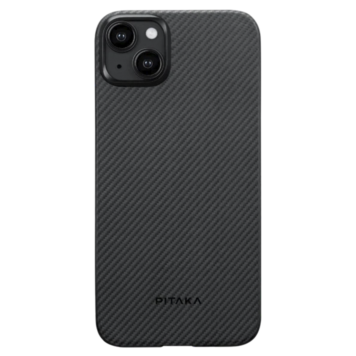 Чохол Pitaka MagEZ Case 4 Twill 600D Black/Grey for iPhone 15 Plus (KI1501MA)