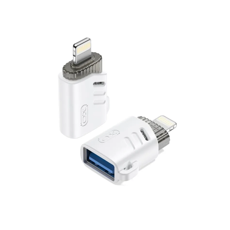 Перехідник XO NB56A USB 2.0 to Lightning White