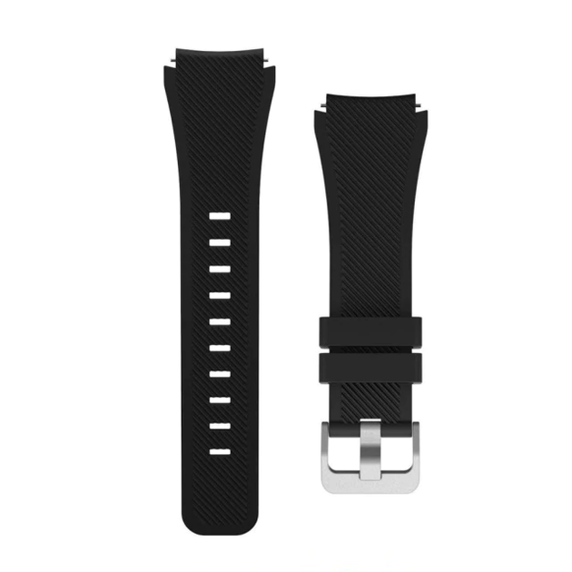 Ремінець для Samsung Gear S3/S4 22mm Silicone (мет.застібка)