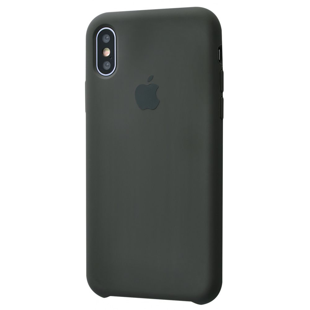 Чохол MaiKai Silicone для iPhone Xs Max - Dark Olive