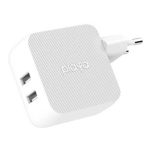 МЗП Playa by Belkin Home Charger 12W DUAL USB 2.4A, white