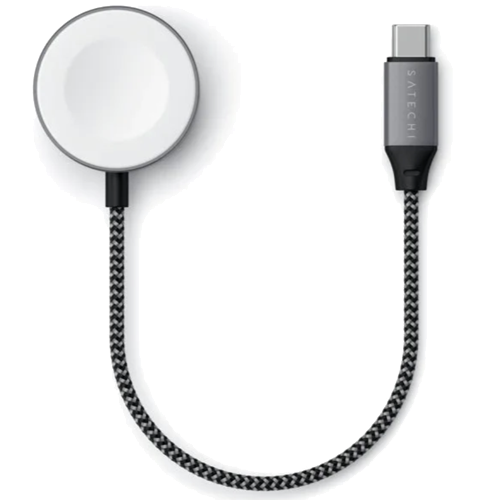 Кабель Satechi USB-C Magnetic Charging Cable for Apple Watch Space Gray (ST-TCAW7CM)