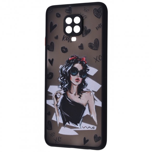 Чохол WAVE Cartoon Case (PC+TPU) Xiaomi Redmi Note 9S/Note 9 Pro -  Little Black Dress