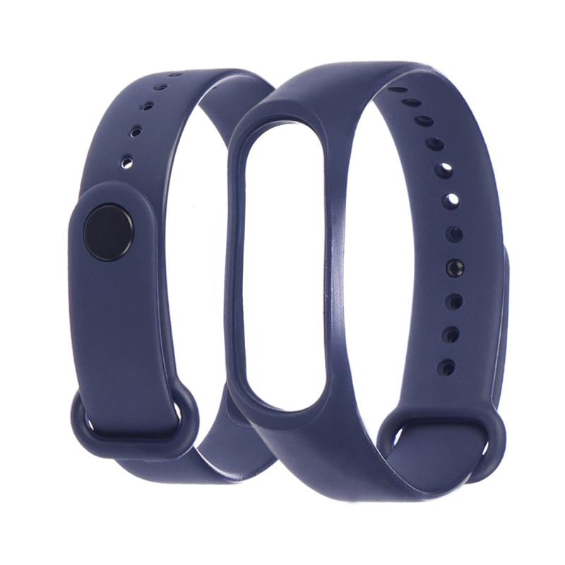 Силіконовий ремінець для Xiaomi Mi Band 3/4 - Deep Navy