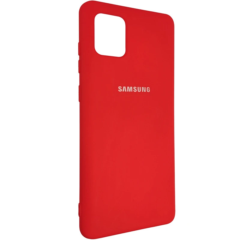 Чохол Silicone Case для Samsung A81/M60s/Note10 lite - Red