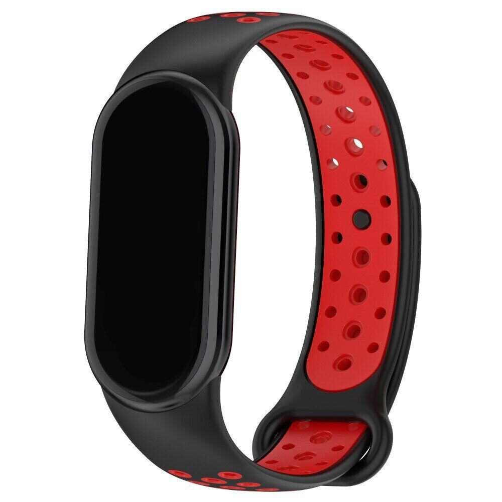 Ремінець Mi Band 8 Sport Black&Red