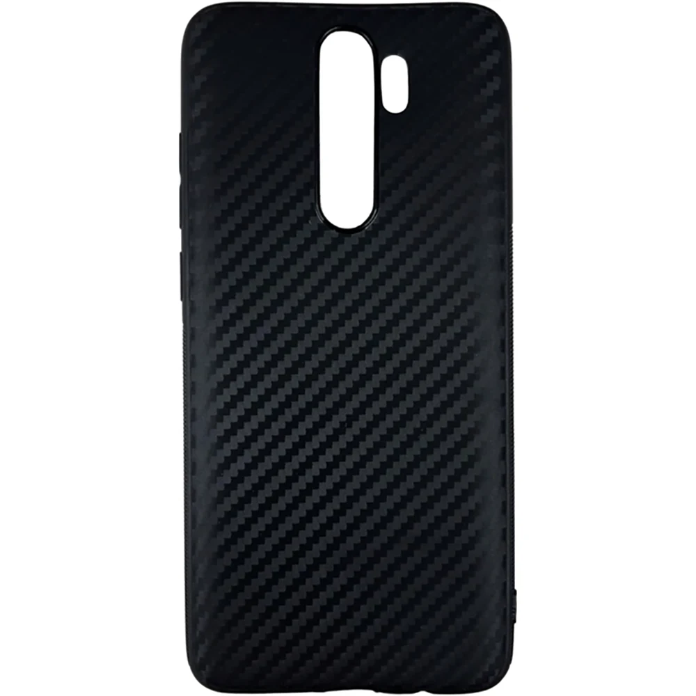 Чохол Carbon Silicone Case for Xiaomi Redmi Note 8 Pro Black