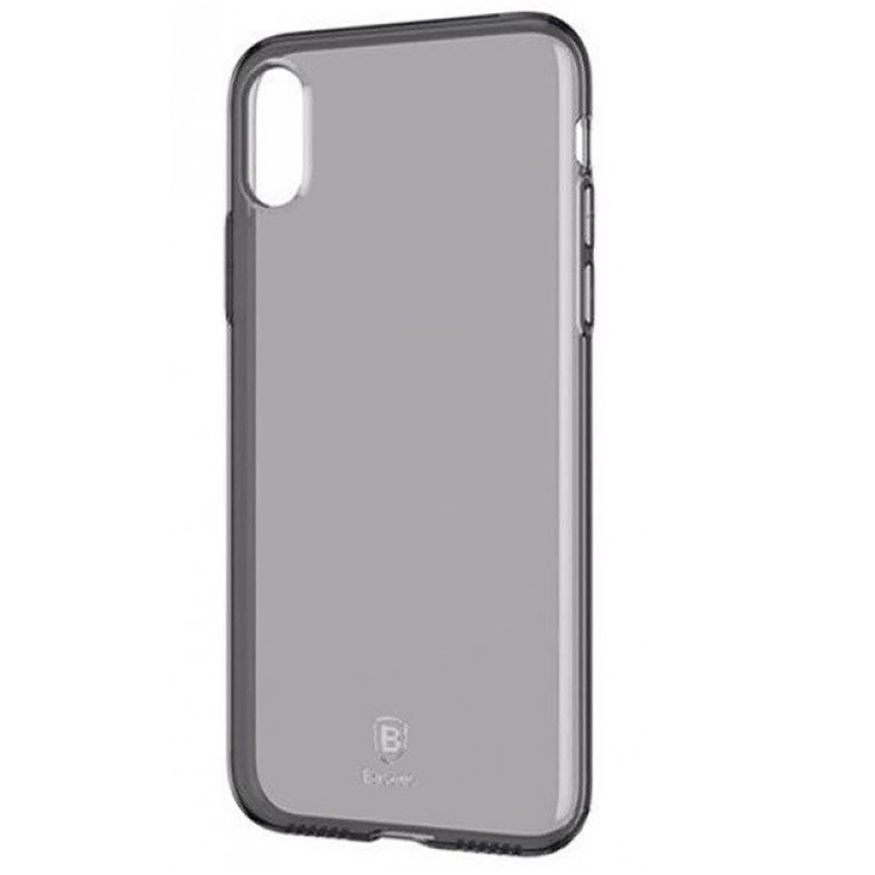 Чохол Baseus Simple Series (With Pluggy) для iPhone X/XS - Transparent Black