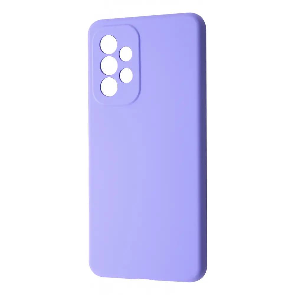 Чохол WAVE Full Silicone Cover Samsung Galaxy A53 (A536B) (світло-фіолетовий)