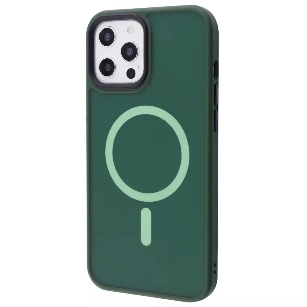 Чохол MaiKai Matte Colorful Case with MagSafe iPhone 11 (Forest Green)