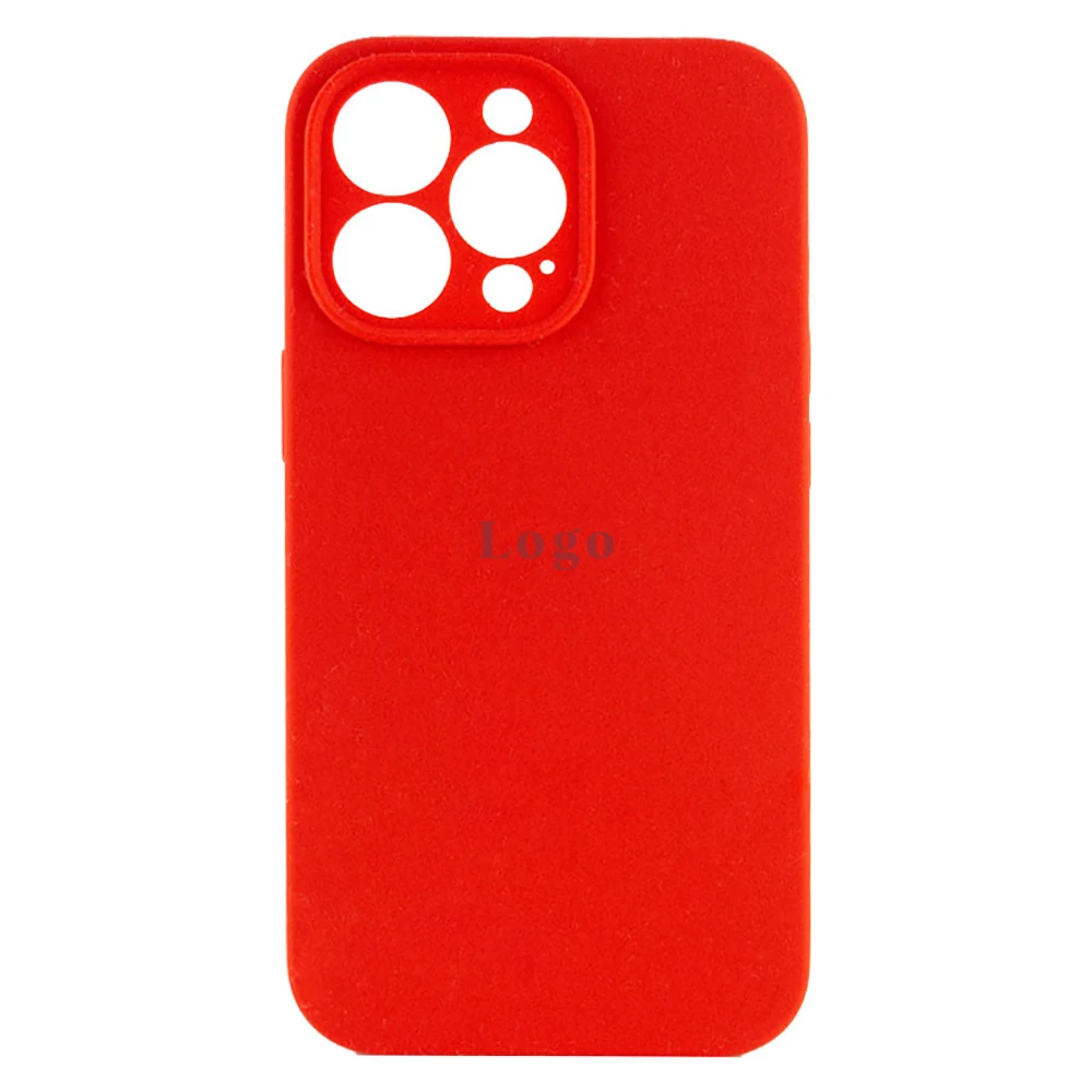 Чохол Silicone Case Full Camera Protective (AA) iPhone 13 Pro Max (Червоний/Red)