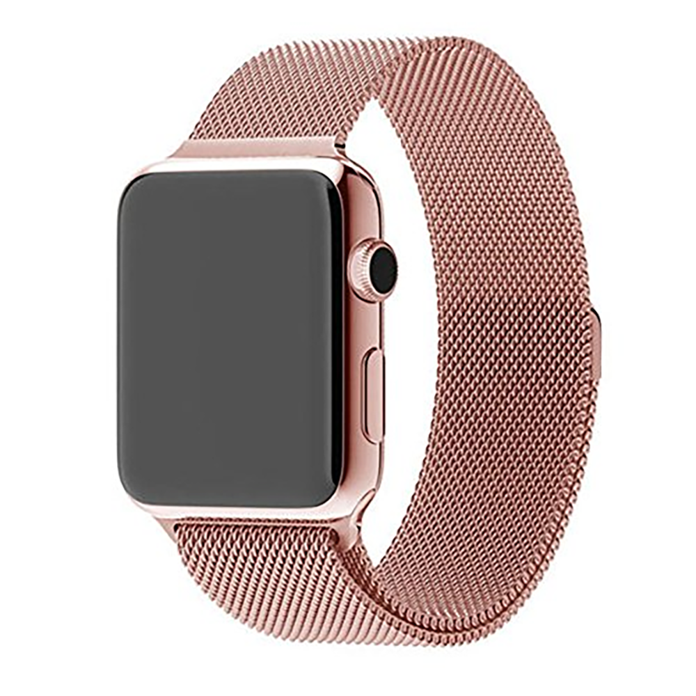 Ремінець для Apple Watch Hoco WA03 Simple beauty series milanese (42/44/45/49mm) Rose Gold