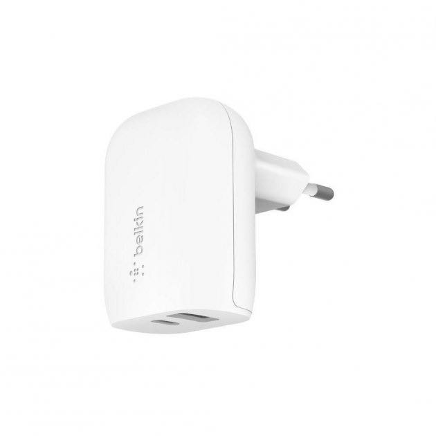 МЗП Belkin Home Charger 32W DUAL (20W USB-C and 12W USB-A)