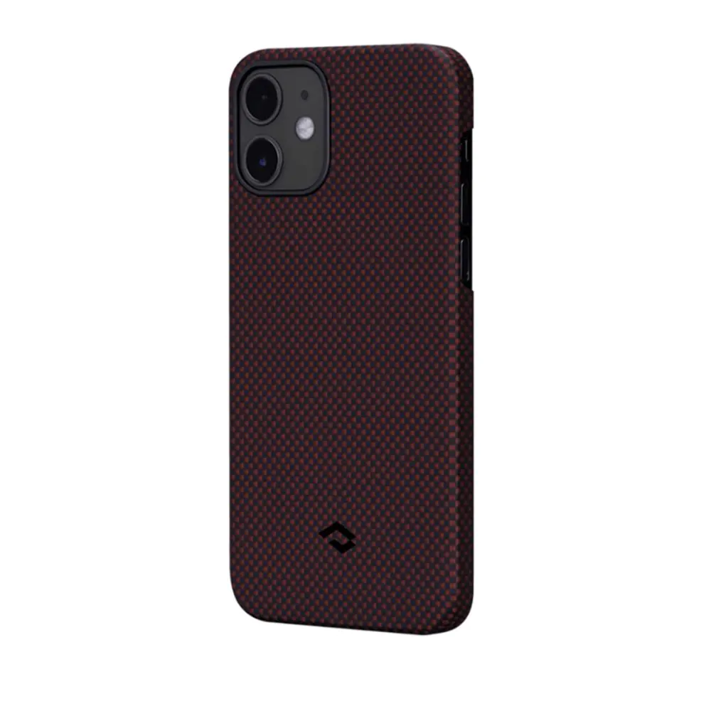 Чохол Pitaka MagEZ Case Plain Black/Red for iPhone 12 (KI1204M)