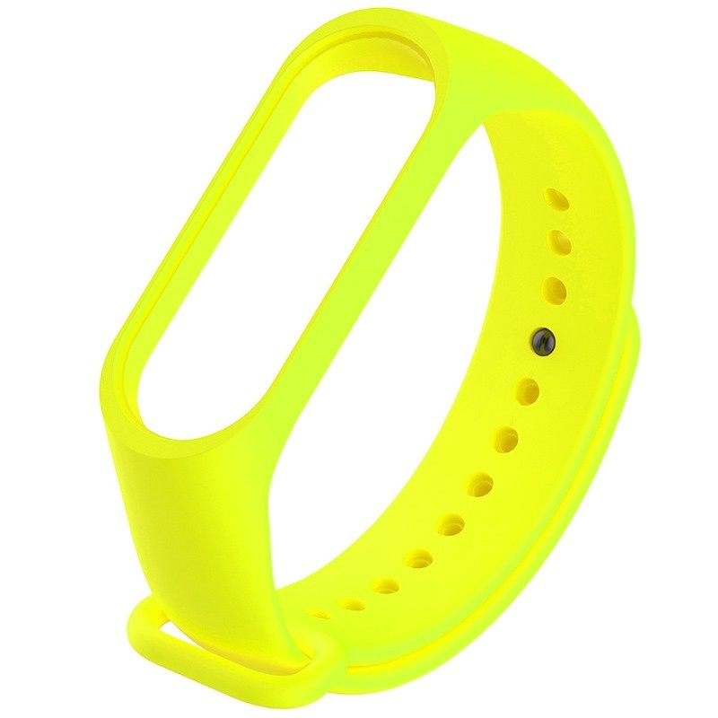 Силіконовий ремінець для Xiaomi Mi Band 3/4 - Neon Yellow