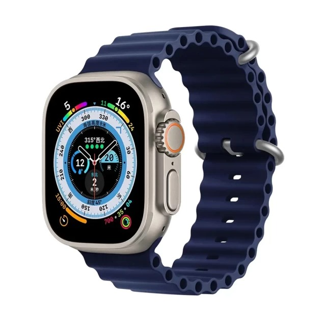 Ремінець Apple Watch Ocean Band 42/44/45/49 mm (deep navy)