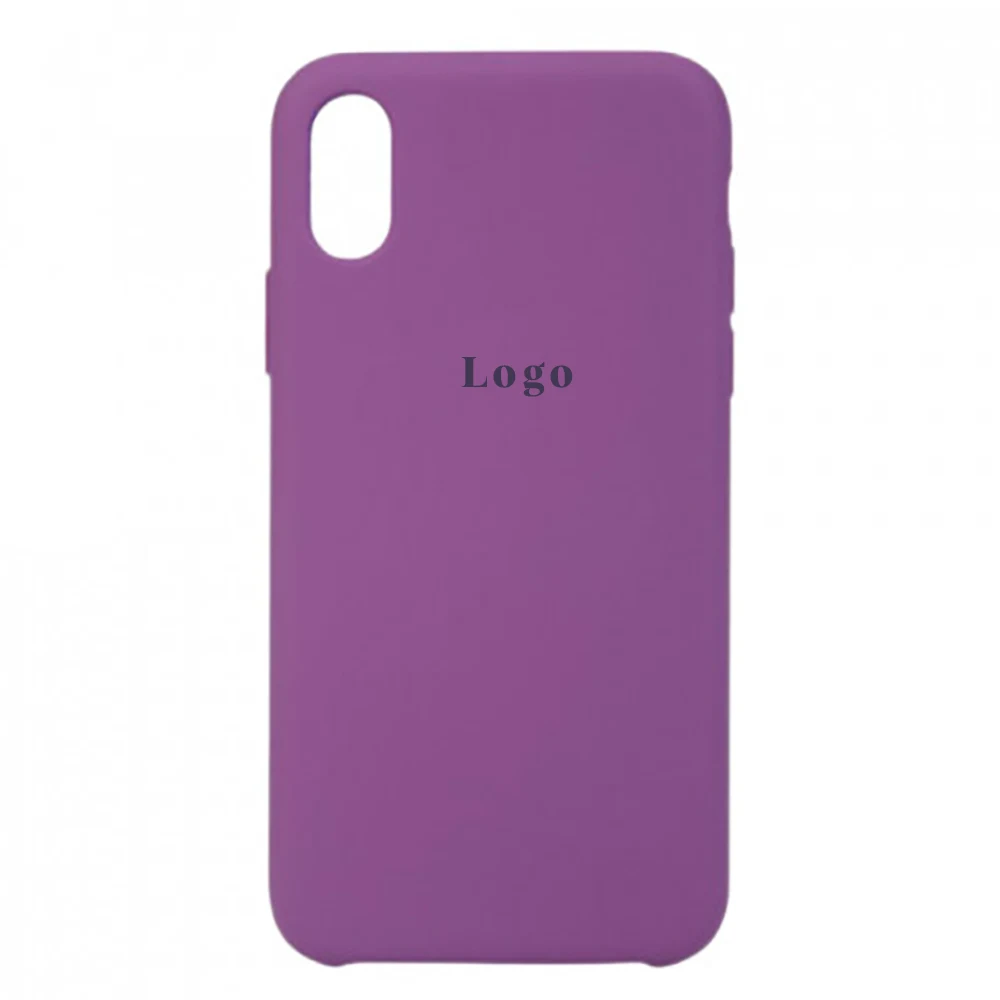 Чохол MaiKai Silicone для iPhone Xs Max - Purple