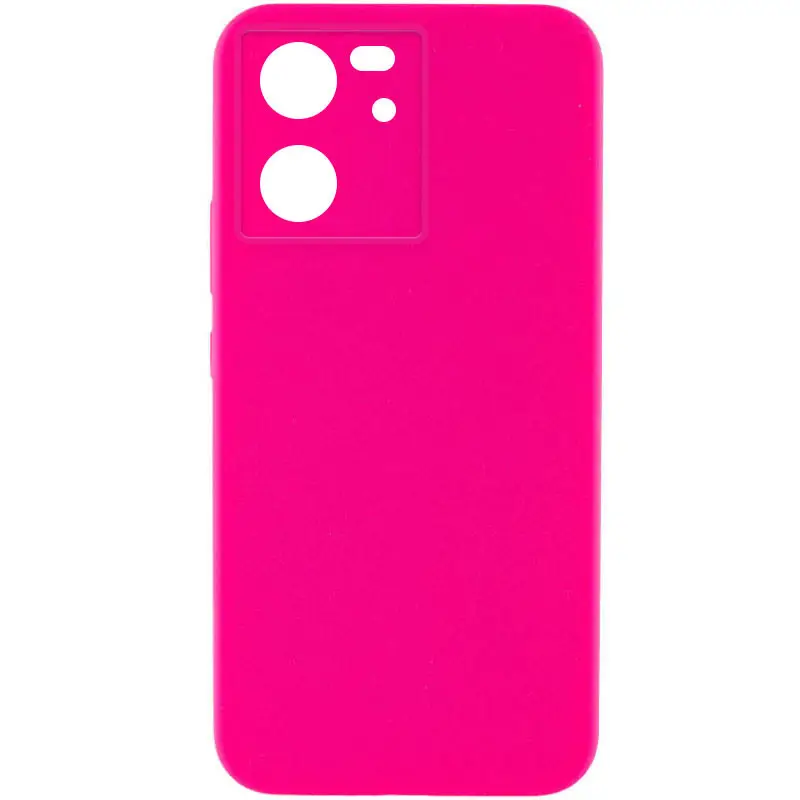 Чохол Silicone Cover Lakshmi Full Camera (AAA) для Xiaomi Redmi 13C / Poco C65 (Рожевий/Barbie pink)