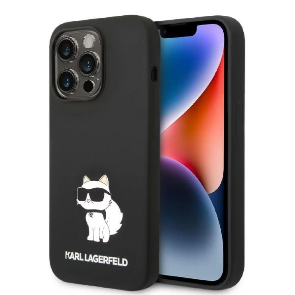 Чохол Karl Lagerfeld Silicone NFT Choupette Hard Case for iPhone 14 Pro Black