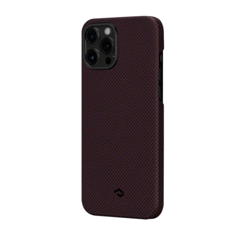 Чохол Pitaka MagEZ Case Plain Black/Red for iPhone 12 Pro (KI1204P)