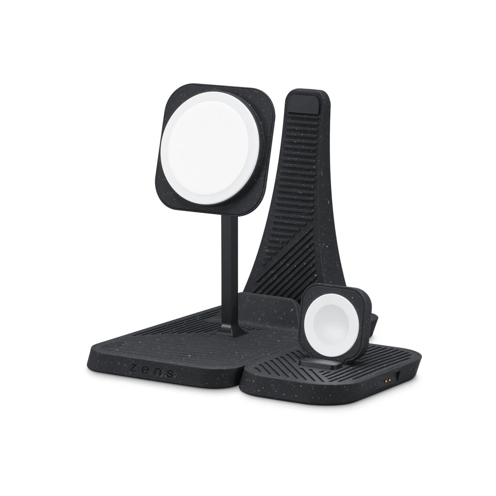 Бездротовий ЗП Zens 4-in-1 Modular Wireless Charger with iPad Charging Stand Black (ZEAPM03/00)