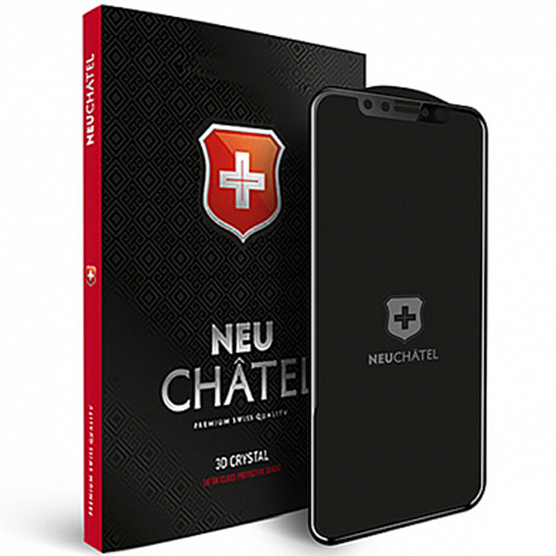 Захисне Скло +NEU Chatel 2.5D Silk Narrow Border Crystal для iPhone 12 Pro Max