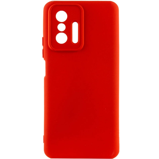 Чохол Silicone Cover Lakshmi Full Camera (A) для Xiaomi 11T/11T Pro (Червоний/Red)