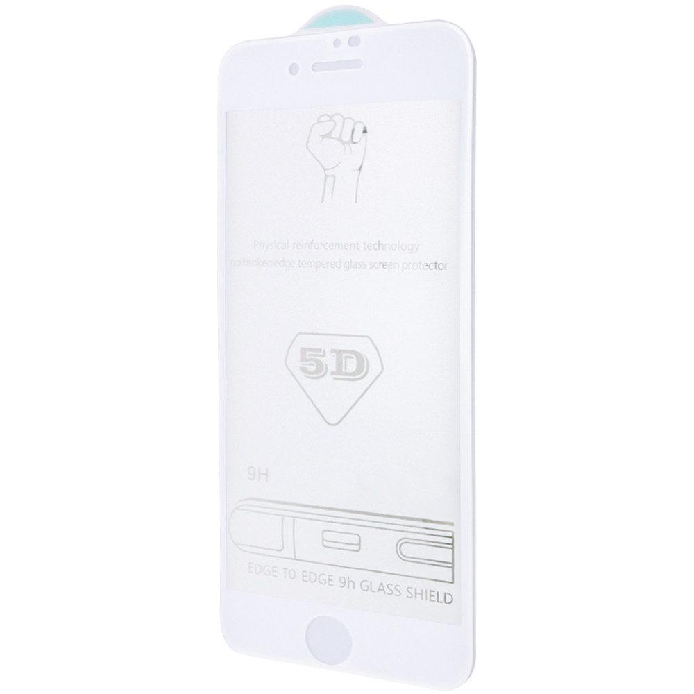 Захисне Скло 5D Hard для iPhone 7/8/SE 2020 - White