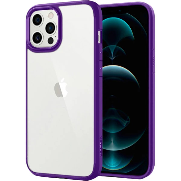 Чохол Spigen для Apple iPhone 12 Pro Max Crystal Hybrid, Hydrangea Purple