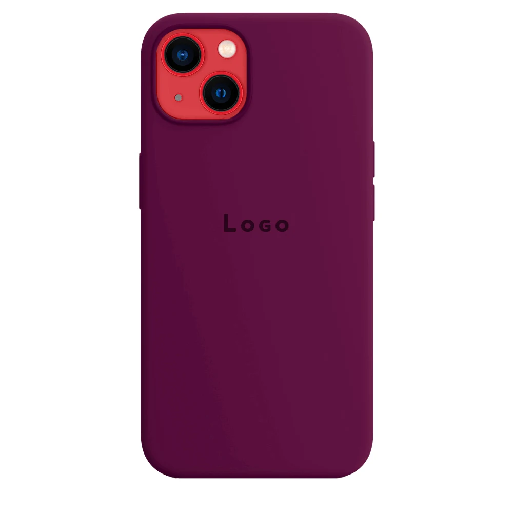 Чохол Silicone Case Full Cover iPhone 13 (marsala)