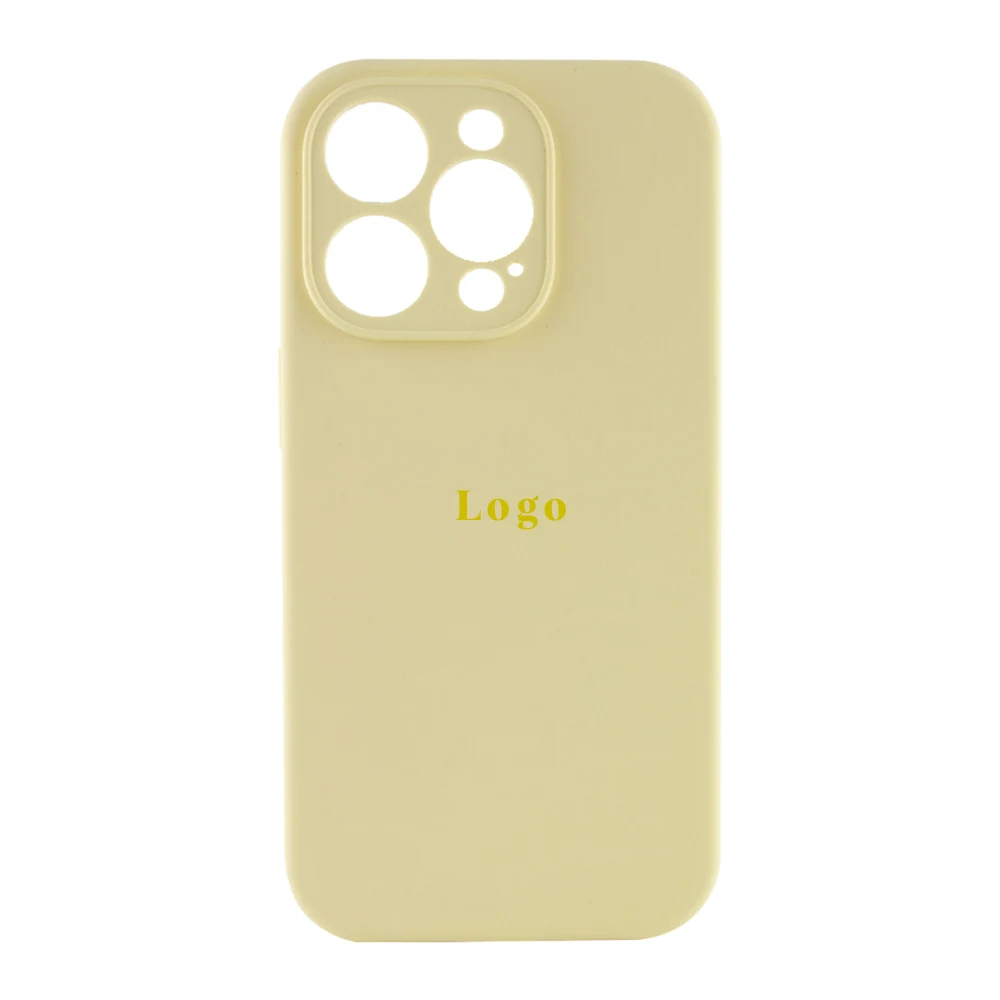 Чохол Silicone Case Full Camera Protective (AA) iPhone 13 Pro (Жовтий/Mellow Yellow)
