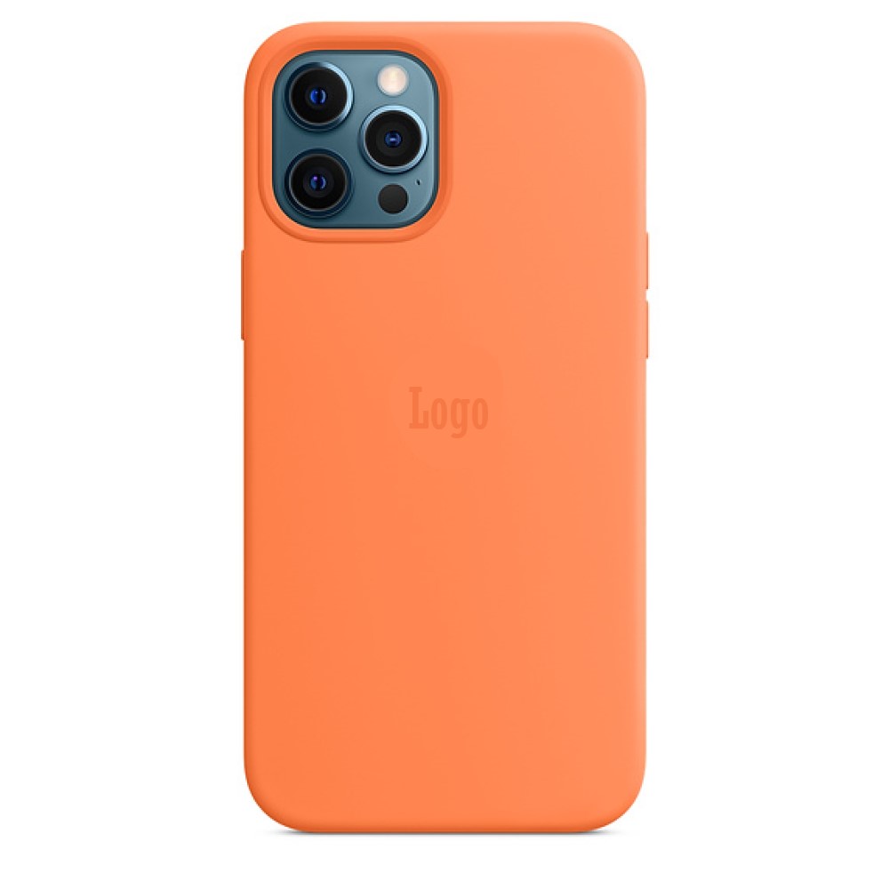 Чохол MaiKai Silicone для iPhone 12 Pro Max - Apricot Orange