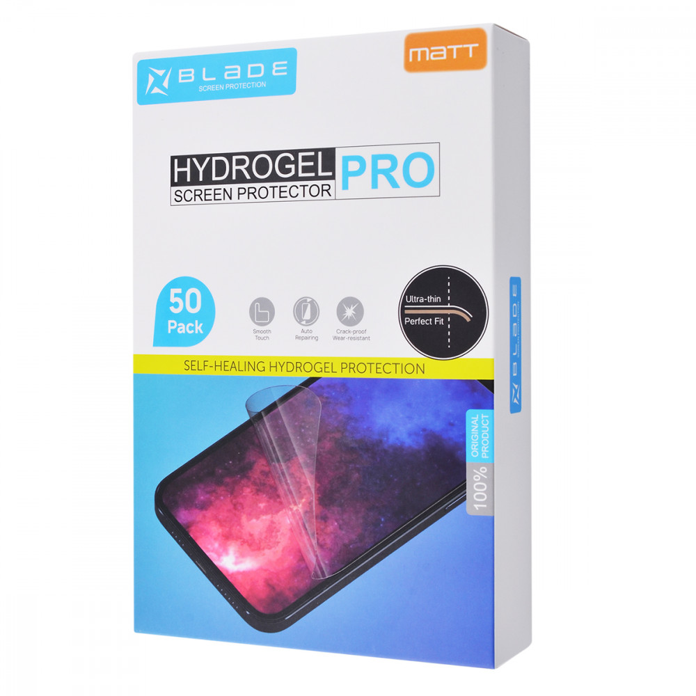 Захисна гідрогелева плівка BLADE Hydrogel Screen Protection PRO (Edge Display) (matt)