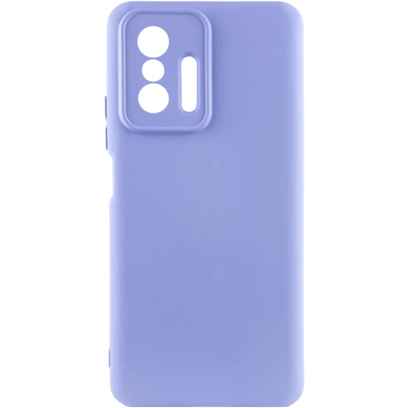 Чохол Silicone Cover Lakshmi Full Camera (A) для Xiaomi 11T/11T Pro (Бузковий/Dasheen)