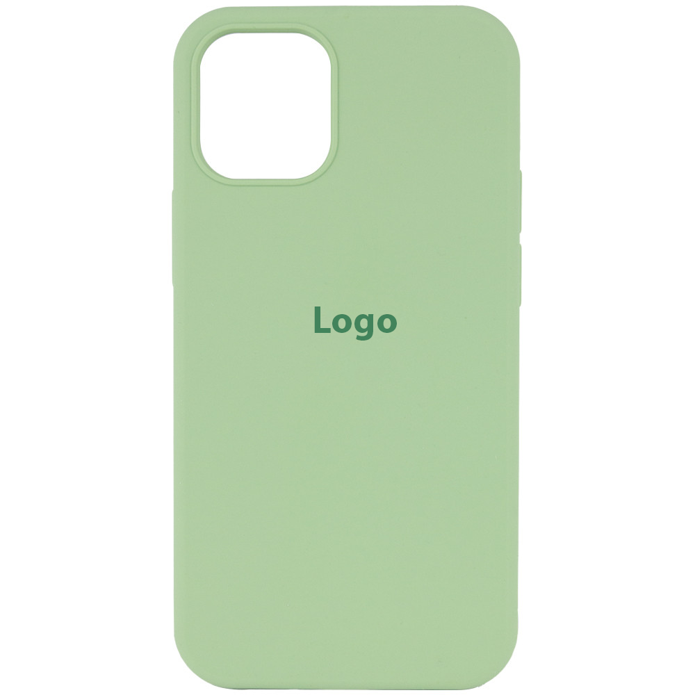 Чохол Silicone Case Full Protective (AA) iPhone 13 Pro Max (Зелений/Pistachio)