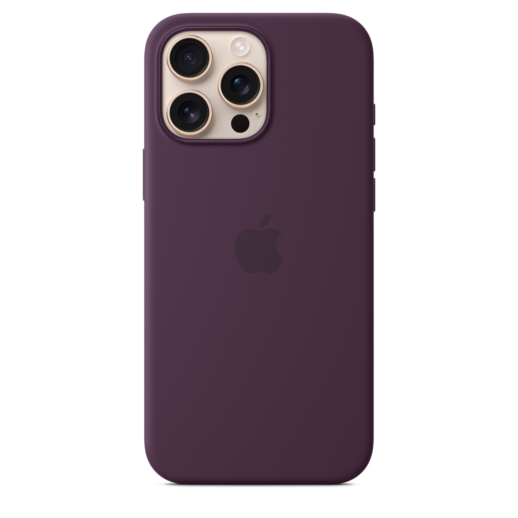 Чохол Silicone case (AAA) full with Magsafe and Animation для Apple iPhone 16 Pro (Plum)