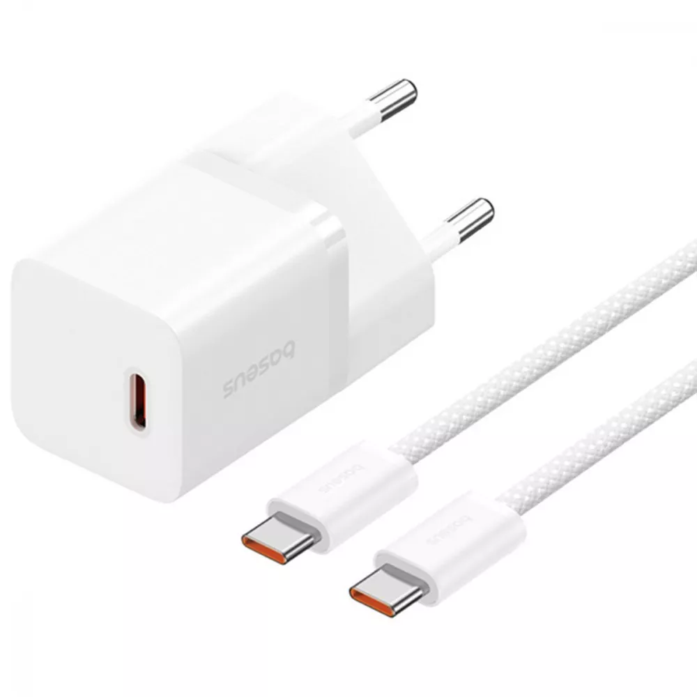 МЗП Baseus GaN5 Mini Fast Charger Type-C 30W (білий)