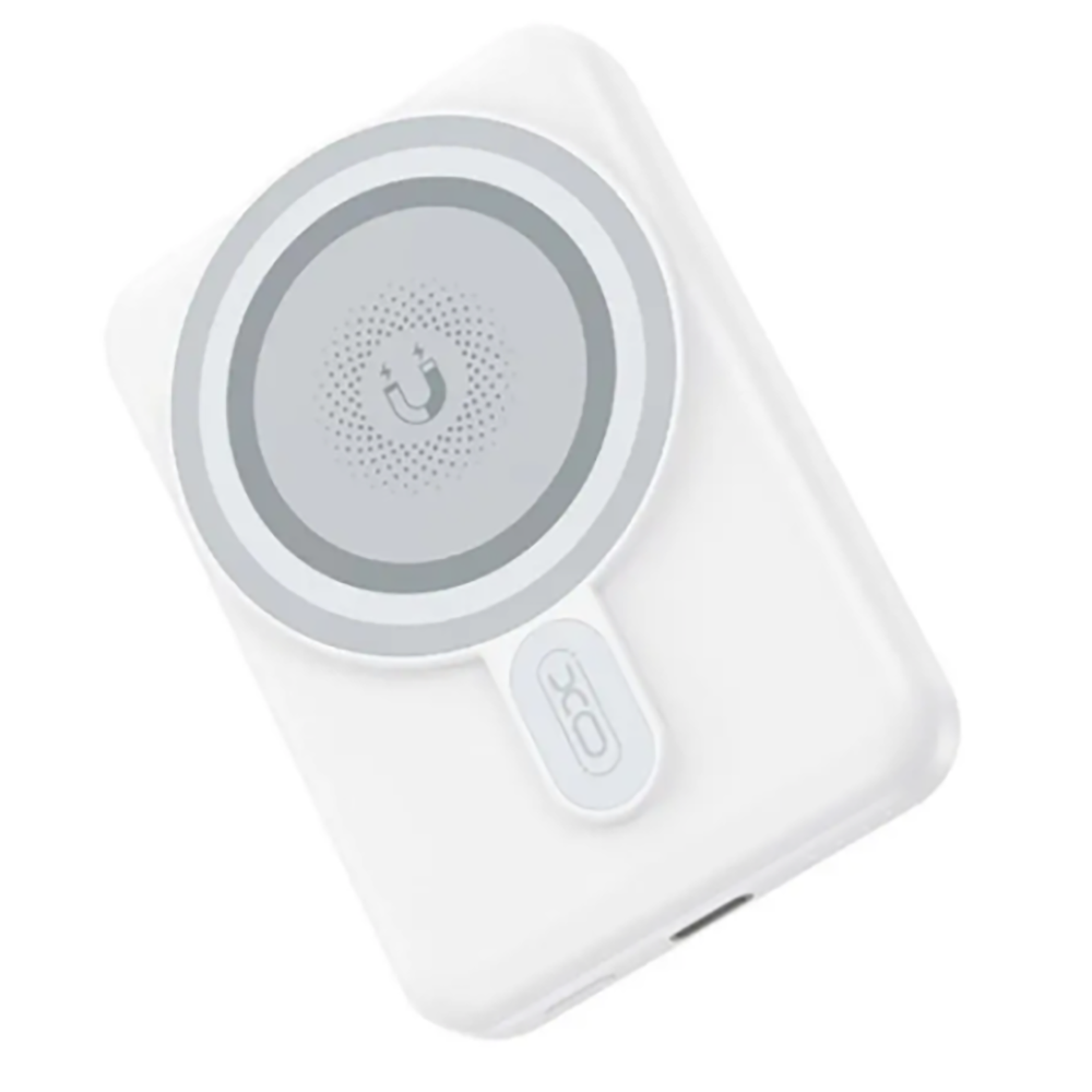 ПБ Powerbank XO PR264 10000 mAh with MagSafe and Holder + PD20W White