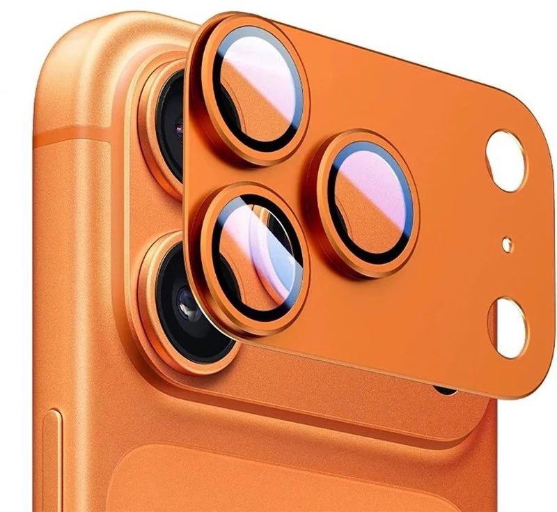 Захисне скло камери MaiKai Titan Full Block Protector for iPhone 17 Pro (Orange)
