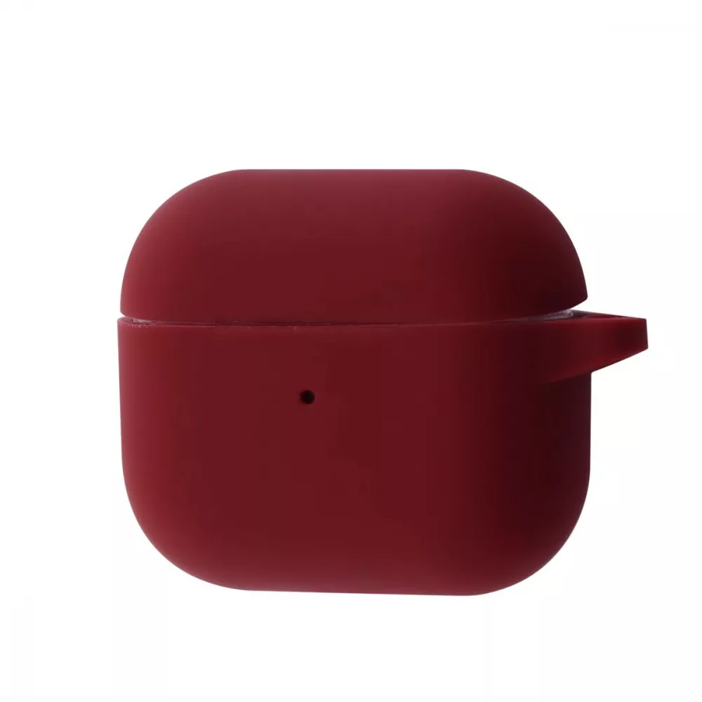 Чохол Silicone Case New for AirPods 4 (бордовий)