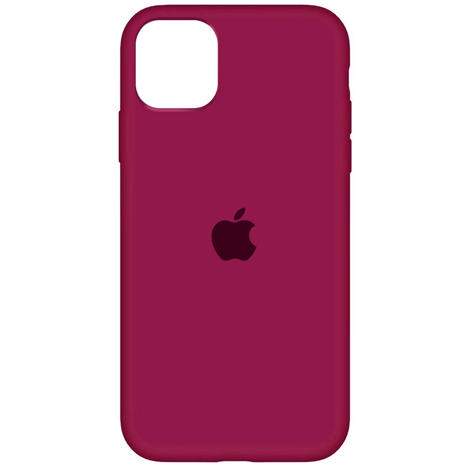 Чохол Silicone Case Full Protective (AA) iPhone 13 Pro (rose red)