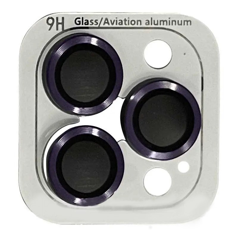 Захист камери Metal Classic на iPhone 14 Pro/14 Pro Max (глибокий пурпуровий)