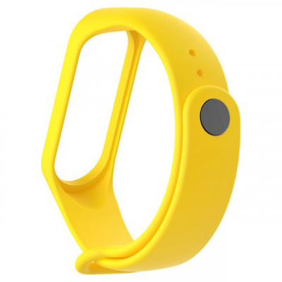 Силіконовий ремінець для Xiaomi Mi Band 3/4 - Yellow