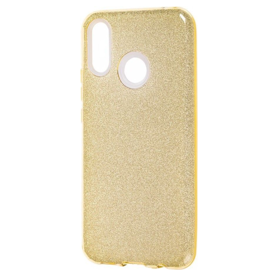 Чохол Remax Glitter Silicon Case для Huawei P Smart (2019) Gold