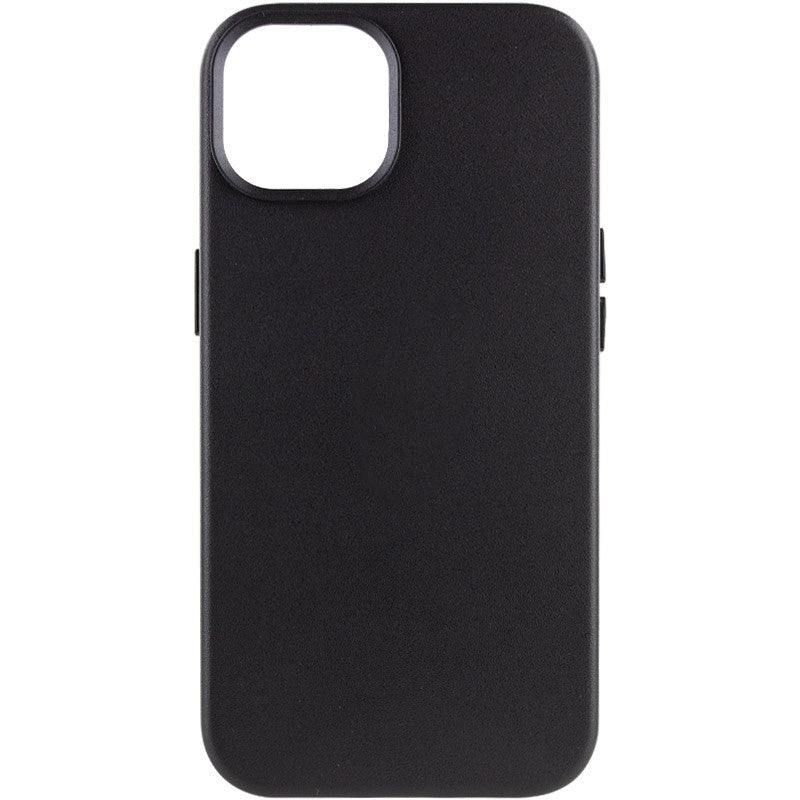 Чохол Grainy Leather Silicone для iPhone 12 Pro Max - Black