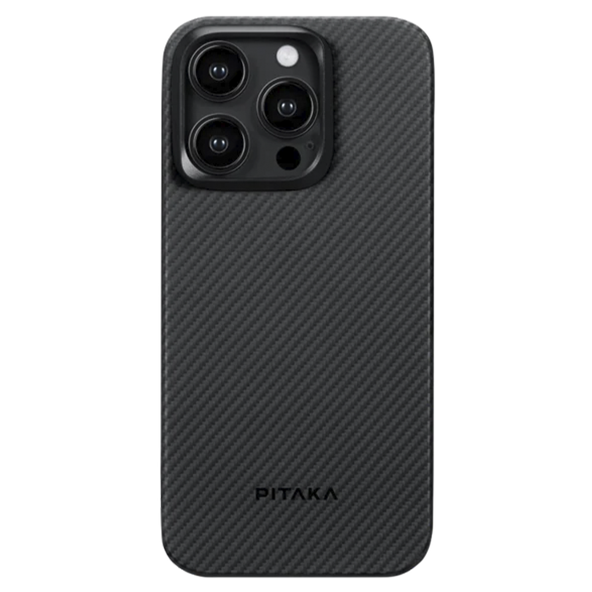 Чохол Pitaka MagEZ Case 4 Twill 600D Black/Grey for iPhone 15 Pro Max (KI1501PMA)