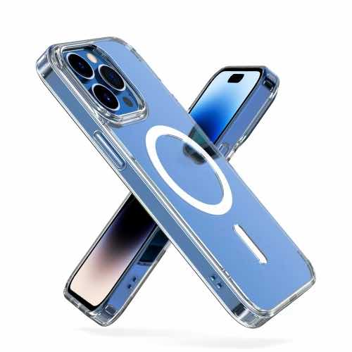 Чохол Mutural Jingtou series Magsafe TPU + PC Case for iPhone 14 Pro Max Transparent