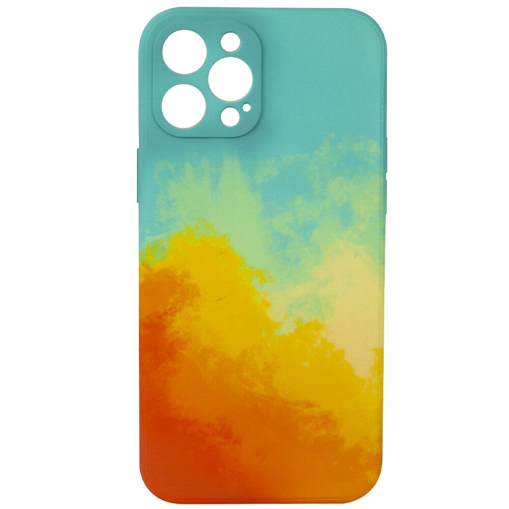 Чохол MiaMi Color for iPhone 12 Pro - Orange - Blue