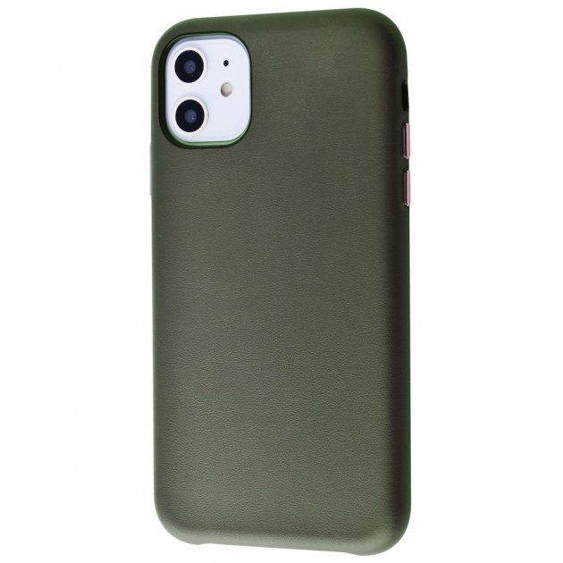Habitu Macaron Leather Case for iPhone 11 (blueberry)